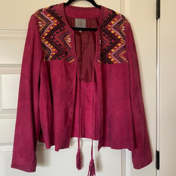 Double D Ranch Pink Suede "Oro Valley" Jacket